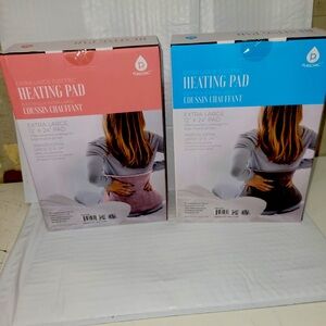 Heating Pad colors black and pink